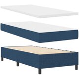  Krevet s opruga kutije s LED trakama Plava 90 x 190 cm tkanina | shoptok.hr