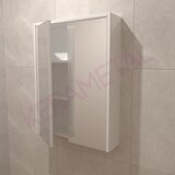 Kerametal snow white KN-60 gornji ormarić sa ogledalom | Eponuda.com