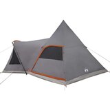  Teepee šator s krovom Siva i narančasta 545 x 450 x 295 cm | shoptok.hr
