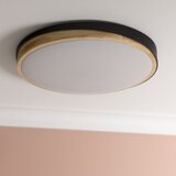 Brilliant LED prigušiva stropno svetlo BAARLO LED/36W/230V, prečnika 50 cm, crno + daljinski upravljač | Eponuda.com