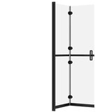  Sklopiva pregrada za tuširanje matirano staklo ESG 70 x 190 cm | shoptok.hr