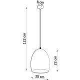 Keramička visilica FLAWIUSZ | shoptok.hr