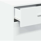 vidaXL Komoda bela 45x42,5x93 cm inženirski les | Shoptok.si