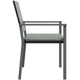  Vrtne stolice s jastucima 2 kom crne 54x62 5x89 cm poliratan | shoptok.hr