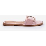 Boto Shiny Women's Slippers With Decoration Pink Taleci | shoptok.hr