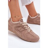 Boto Ladies Sports Shoes Made Of Eco Suede Dark Beige Dorella | ePonuda.com