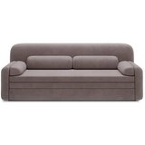 ELTAP Smeđa sklopiva/s prostorom za odlaganje sofa od samta 236 cm Elioss – | shoptok.hr