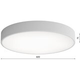  plafonsko svetlo cleo 5xE27/24W/230V prečnika 60 cm sivo | Eponuda.com