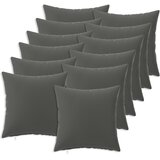 Presvlaka za jastuk 12 pcs HEERLEN Antracit 50 x 50 cm | shoptok.hr