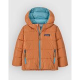 Patagonia Hi-Loft Down Sweater Hooded Kids Jacket marigold | Shoptok.si