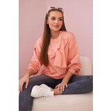 Kesi Cotton blouse with apricot bow Cijene