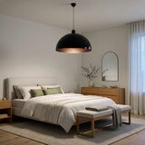 Brilagi LED luster na sajli METALO 1xE27/40W/230V prečnik 60 cm crna/bakarna | Eponuda.com