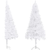  Kutno umjetno božićno drvce bijelo 240 cm PVC | shoptok.hr