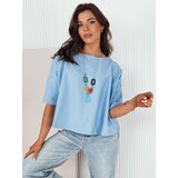 DStreet Bluzka damska oversize BULS błękitna | Shoptok.si
