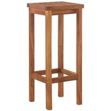  5-dijelni vrtni barski set od masivnog bagremovog drva Smeđa 120 cm table length | shoptok.hr