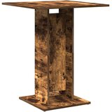 Bistro stol boja dimljenog hrasta 60x60x75 cm konstruirano drvo | Eponuda.ba