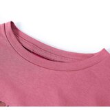  Dječja majica dugih rukava boja maline 128 | shoptok.hr