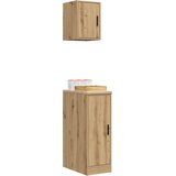  Garažni ormarići 2 kom boja hrasta artisan konstruirano drvo | shoptok.hr