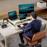 Vonhaus Standing Desk Attachment – Light Wood | shoptok.hr