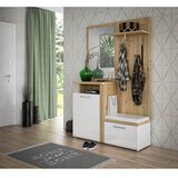 MID.YOU Predsoba Tuluza, Barva Hrasta, Bela | Shoptok.si