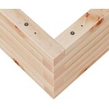  Vrtno cvetlično korito 80x80x23 cm trdna borovina | Shoptok.si