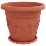  Lončki za rastline 24 pcs Kamnito rdeča Ø 39 x 32 cm Plastika, (5000207864) | Shoptok.si