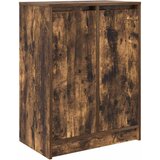 Maison Chic Omarica za obutev - Kopa za čevlje dimljeni hrast 57x34x76 cm inženirski les, (21777370) Cene