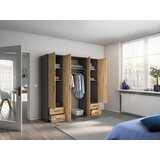 Rauch Möbel omara s klasičnimi vrati, siva, hrast artisan | Shoptok.si