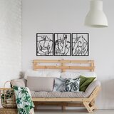 Atelier Del Sofa zidna dekoracija Cool Man 3, 114x50 cm, 1.2mm, Crna Cene