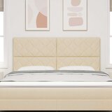 vidaXL vzglavje zasnova diamantskih blokov krem 180 cm tkanina, (22080564) | Shoptok.si