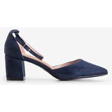 Resti Navy blue women's sandals on the post by Rumil - Footwear | Shoptok.si