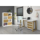 ADRK Pisai stol Iwo I s pominim ladicama - HRAST ARTISAN-BIJELA | shoptok.hr