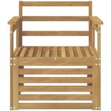  2 Komad Set vanjskih sofa Čvrsto drvo akacije Bijela | shoptok.hr