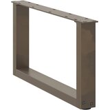  Noge za klub stolić U-oblik 2 kom Prirodni čelik 70 x (30-31) cm Čelik | shoptok.hr