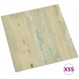  Podne daske 5,11 m² 55 pcs PVC Bjela i svjetlosmeđa | shoptok.hr