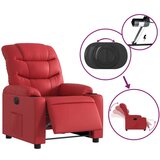 Električni naslanjač rdeče umetno usnje | Shoptok.si