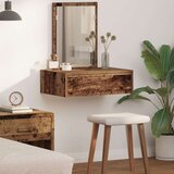  Zidni ogledalo s toaletnim stolom Stari drvo 60x40x70 cm | shoptok.hr