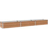  Povišeni vrtni krevet Drvena smeđa 240 x 40 x 24 cm | shoptok.hr