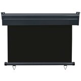 vidaXL Balkonska bočna tenda 100 x 250 cm crna | shoptok.hr