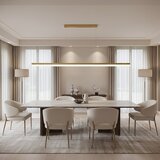 Toolight Viseća lampa LED APP1697-CP 200 cm Zlatna Brušena | shoptok.hr