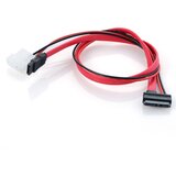  Adapter Kabel (50cm, Slim SATA na SATA + Molex, crveni) Cijene