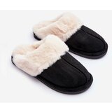 Kesi Women's slippers with fur Black Pinky Cene
