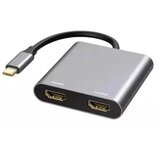E-green Adapter USB 3.1 tip C (M) na 2 x HDMI Cene