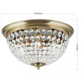 Orion dlu 1840/47 - kristalno stropno svetlo plafond 6xE27/40W/230V prečnik 47 cm bronza | Eponuda.com