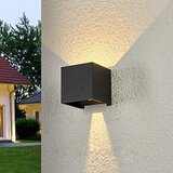AUDOR 12W LED stenska svetilka z nastavljivim kotom svetlobe - črna | Shoptok.si
