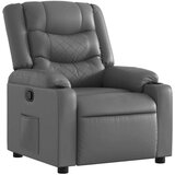 vidaXL Naslonjač od umjetne kože sivi | shoptok.hr