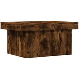 Furnova Klubska mizica dimljeni hrast 80x55x40 cm inženirski les, (21915467) | Shoptok.si