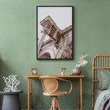  Slika - Temple of Hadrian (1 Part) Vertical 40x60 U crnom drvenom okviru | shoptok.hr