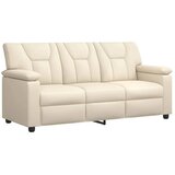  Set sofe 3 pcs Krem Umjetna koža - Krem 1-sjedalna + 2-sjedalna (140 cm) + 3-sjedalna | shoptok.hr