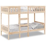 vidaXL Krevet na kat 90 x 190 cm od masivne borovine | shoptok.hr
